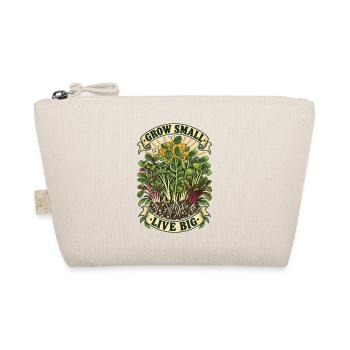 Microgreens Grow Small Live Big Shirt - Bio-Täschchen - Natur - Vorne