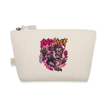 Bad Wolf Neon Flammenwolf - Bio-Täschchen - Natur - Vorne