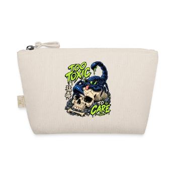 Too Toxic To Care Skull Scorpion - Bio-Täschchen - Natur - Vorne