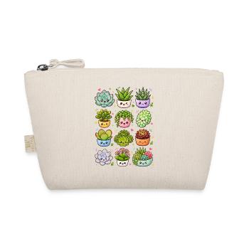 Kawaii Sukkulenten | Pflanzen & Garten - Bio-Täschchen - Natur - Vorne