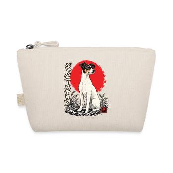Japanischer Terrier Japan Hund Shirt - Bio-Täschchen - Natur - Vorne