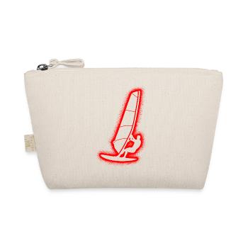 Windsurf Windsurfer Kinder Herren Windsurfen - Bio-Täschchen - Natur - Vorne