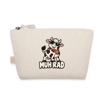 Muh Rad Murat Wortspiel Lustige Kuh Shirt - Bio-Täschchen - Natur - Vorne