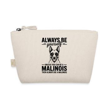 Malinois Spruch Hunde Lustiges Malinois Geschenk - Bio-Täschchen - Natur - Vorne