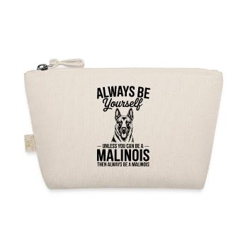 Malinois Spruch Hunde Lustiges Malinois Geschenk - Bio-Täschchen - Natur - Vorne