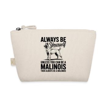 Malinois Spruch Hunde Lustiges Malinois Geschenk - Bio-Täschchen - Natur - Vorne