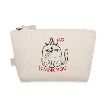 No Thank You - Bio-Täschchen - Natur - Vorne