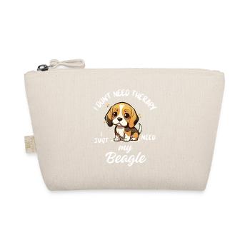 Cartoon-Beagle-Welpenaugen - Bio-Täschchen - Natur - Vorne