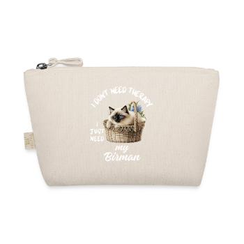 Birman-Katzen-Blumenkorb - Bio-Täschchen - Natur - Vorne