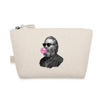 Walt Whitman mit Pinker Bubble - Bio-Täschchen - Natur - Vorne