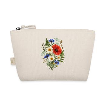Botanische Wildblumen Wildblume - Bio-Täschchen - Natur - Vorne