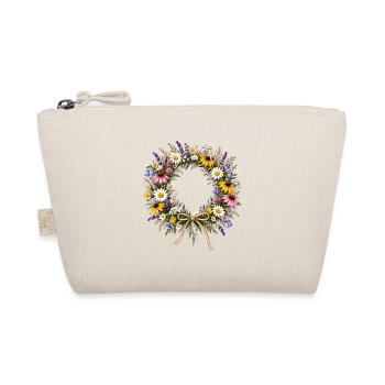 Botanische Wildblumen Wildblume - Bio-Täschchen - Natur - Vorne