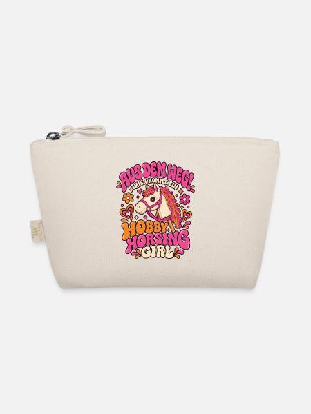 Hobby Horsing Girl Aus dem Weg Shirt - Bio-Täschchen - Natur
