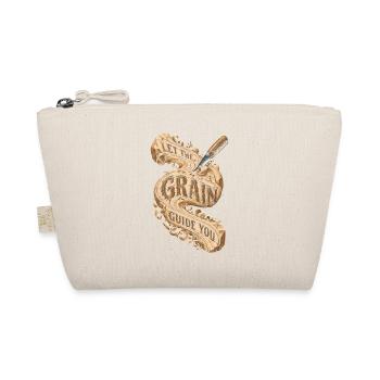 Holzschnitzerei Schnitzen Let The Grain Guide You - Bio-Täschchen - Natur - Vorne