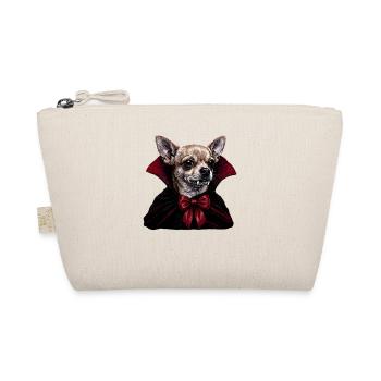 Halloween Chihuahua Vampire Dog Dracula Costume - Bio-Täschchen - Natur - Vorne