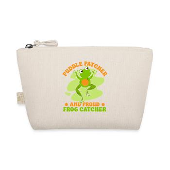 Frog Catcher Puddle Patcher & Proud Catcher Frog - Bio-Täschchen - Natur - Vorne