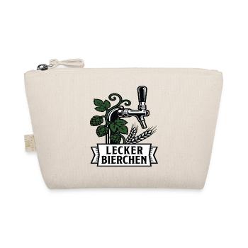 Lecker Bierchen Tap Art - Bio-Täschchen - Natur - Vorne
