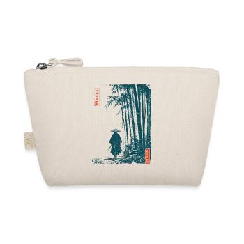 Samurai Wanderer Bambuswald Japan Ronin - Bio-Täschchen - Natur - Vorne