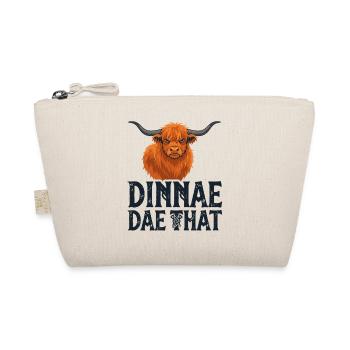 Dinnae Dae, diese Highland-Kuh - Bio-Täschchen - Natur - Vorne