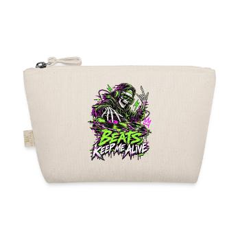 Beats Keep Me Alive Neon DJ - Bio-Täschchen - Natur - Vorne