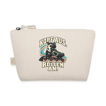 Inline Skating – Kopf aus. Rollen an. - Bio-Täschchen - Natur - Vorne
