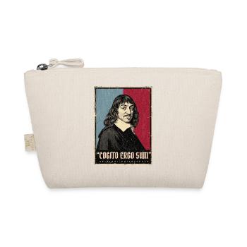 Ich denke also bin ich Rene Descartes  - Bio-Täschchen - Natur - Vorne