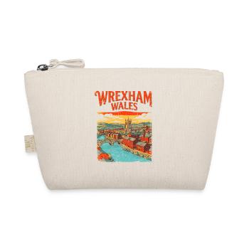 Welcome To Wrexham Wales Cityscape Novelty - Bio-Täschchen - Natur - Vorne