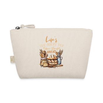 Lustiger Bäcker-Spruch für Bäckerei & Brotbacken - Bio-Täschchen - Natur - Vorne
