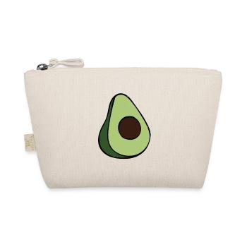 Avocado Half Minimalist Green Slice - Bio-Täschchen - Natur - Vorne