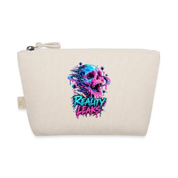 Reality Leaks Neon Skull - Bio-Täschchen - Natur - Vorne