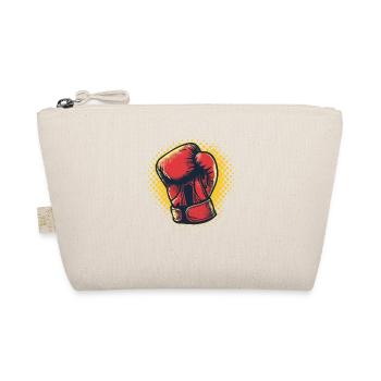 Boxhandschuhe Grafik - Bio-Täschchen - Natur - Vorne