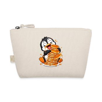 Pinguin Pfannkuchen Sirup Süßer Cartoon - Bio-Täschchen - Natur - Vorne
