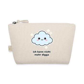 ich kann nicht mehr digga – Wolke Meme - Bio-Täschchen - Natur - Vorne