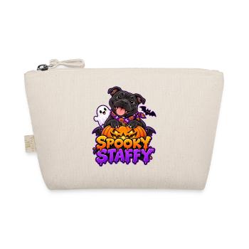 Spooky Staffy - Bio-Täschchen - Natur - Vorne
