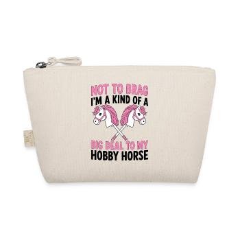 Big Deal To My Hobby Horse - Bio-Täschchen - Natur - Vorne