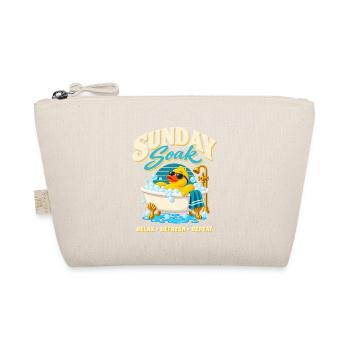 Sunday Soak Badeente – Relax Refresh Repeat - Bio-Täschchen - Natur - Vorne