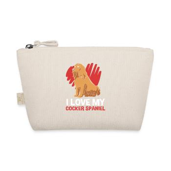 Cocker Spaniel - Bio-Täschchen - Natur - Vorne