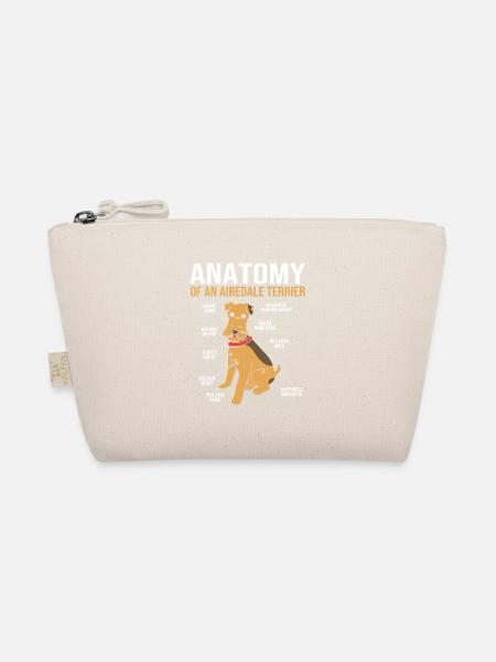 Airedale Terrier - Bio-Täschchen - Natur