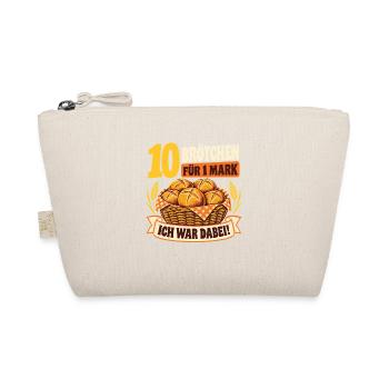 10 Brötchen für 1 Mark – Nostalgie Spruch - Bio-Täschchen - Natur - Vorne