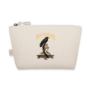 Nevermore – Rabe Edgar Allan Poe Gothic - Bio-Täschchen - Natur - Vorne