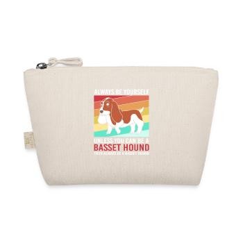 Basset Hound - Bio-Täschchen - Natur - Vorne