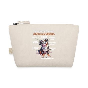  Australian Shepherd Hundehalter T Aussie Anatomie - Bio-Täschchen - Natur - Vorne
