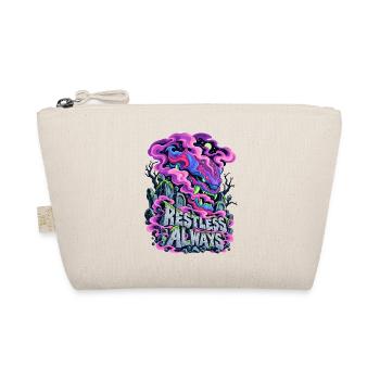 Neon Drache Graffiti Restless Always - Bio-Täschchen - Natur - Vorne