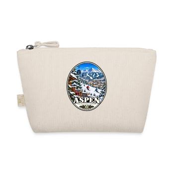 Aspen Colorado Berge Herbst Urlaub Vintage - Bio-Täschchen - Natur - Vorne