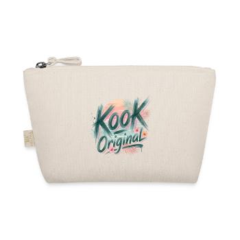 Kook Original Surf Aquarell Sonnenuntergangspalmen - Bio-Täschchen - Natur - Vorne