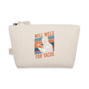 Will Welding For Tacos Funny Schweißerdesign - Bio-Täschchen - Natur - Vorne