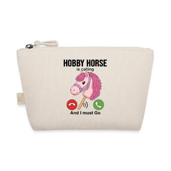 Hobby Horse Is Calling And I Must Go - Bio-Täschchen - Natur - Vorne