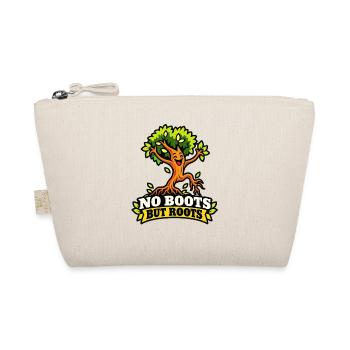 No Boots But Roots – Lustiger Baum - Bio-Täschchen - Natur - Vorne