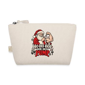 Ho Ho Ho – Dir den Pump zu Weihnachten - Bio-Täschchen - Natur - Vorne