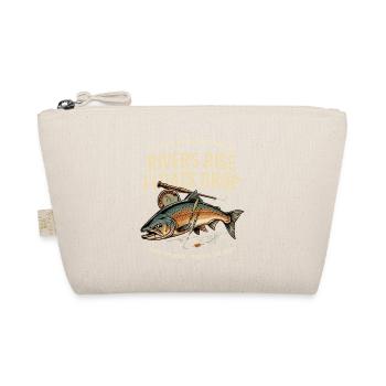 Flussforelle Angler-Design - Bio-Täschchen - Natur - Vorne